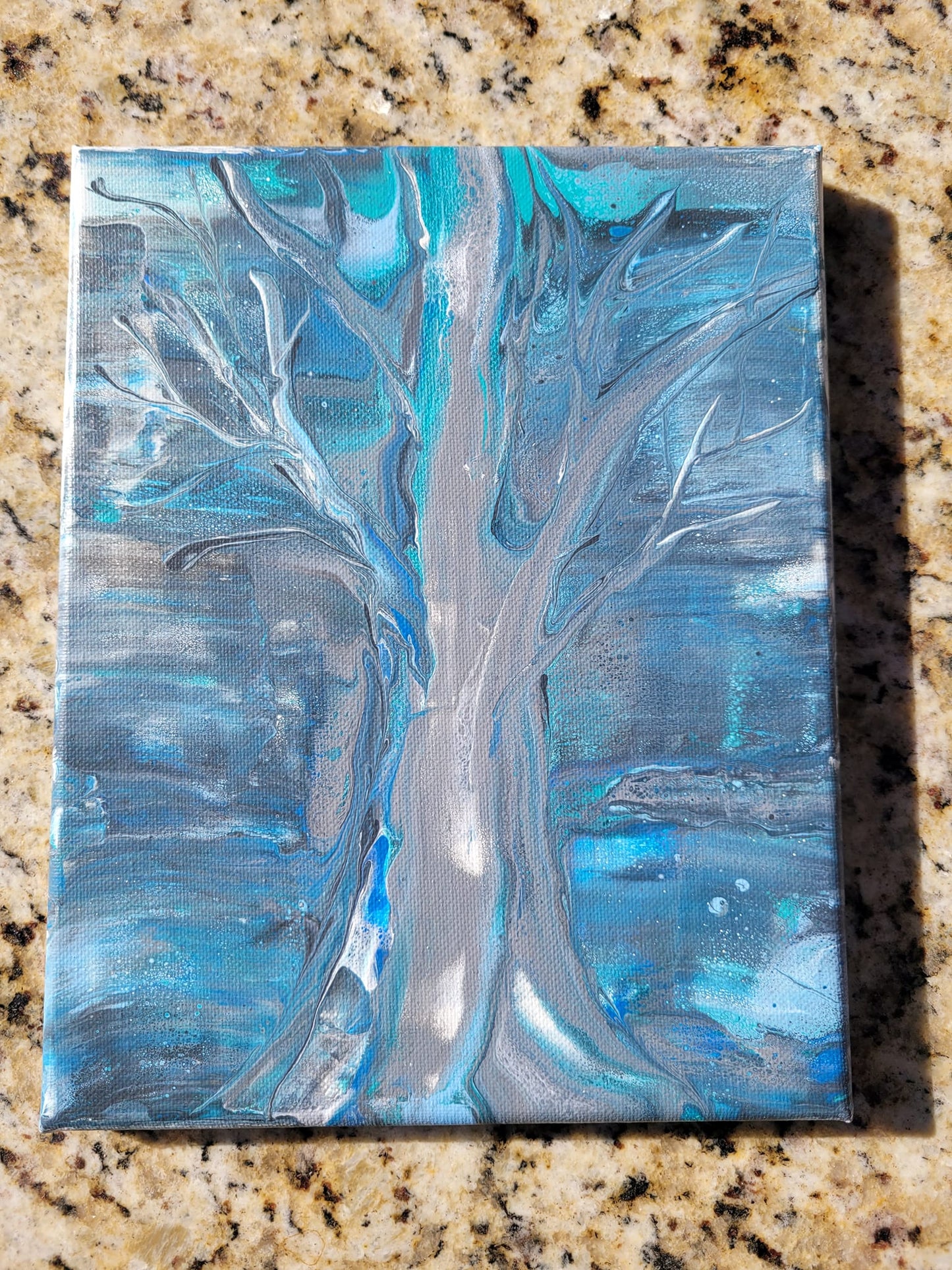 Tree of Life Milk Pour Painting