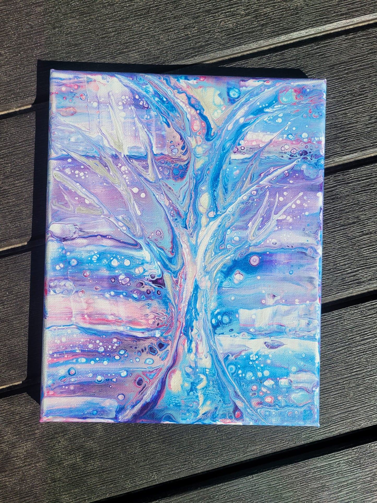 Tree of Life Milk Pour Painting